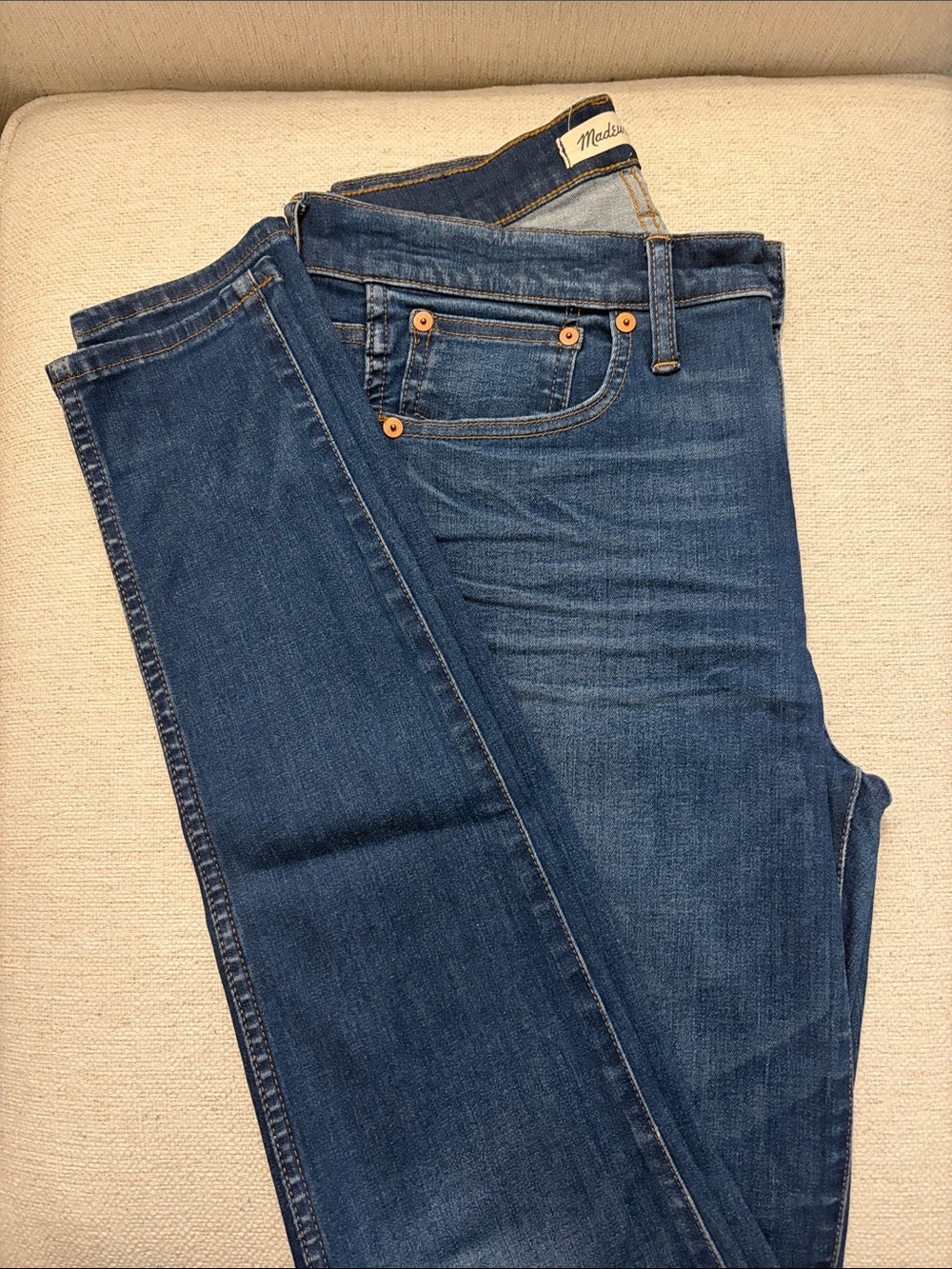 Madewell Dark Blue Skinny Fit Jeans